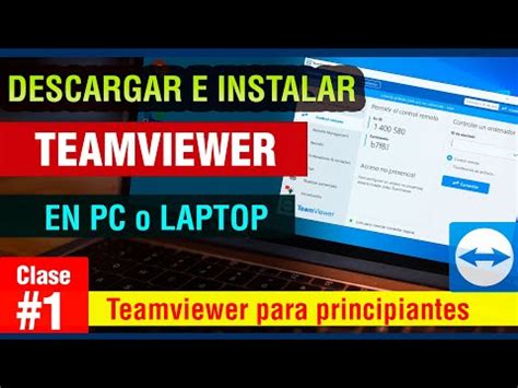 Gu A Paso A Paso Para Instalar Y Configurar Teamviewer Tuto Window