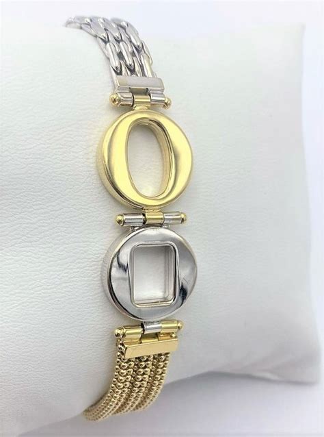 Carati Oro Bianco Oro Giallo Bracciale Catawiki