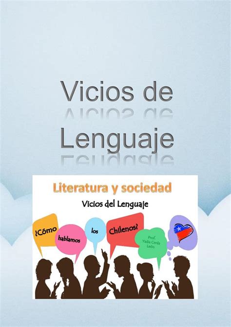 Ejemplos De Vicios Del Lenguaje