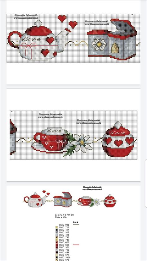 Bordure Cucina Schemi Punto Croce Artofit