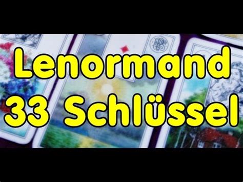 Lenormand Schl Ssel Spirit Claudia Youtube