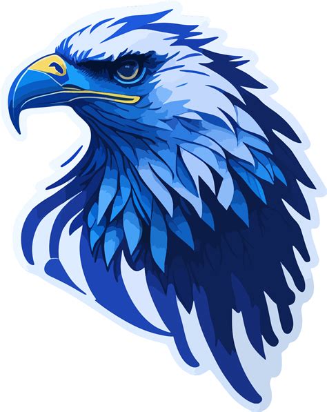 Eagle Logo Sticker Design With 24207660 PNG