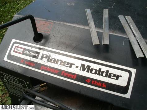 ARMSLIST - For Sale/Trade: CRAFTSMAN PLANER/ MOLDER