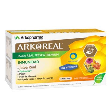 Arkopharma Arkoreal Jalea Real Inmunidad Sin Azucar Ampollas