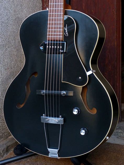 Godin 5th Avenue Kingpin P90 Black 京町家のギターショップ ライトニン