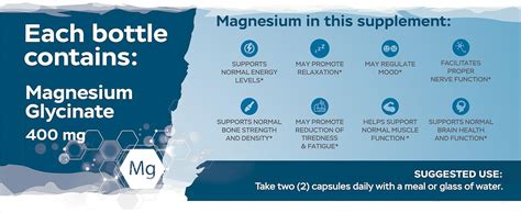 Purely Holistic Magnesium Glycinate Mg Magnesium Tablets