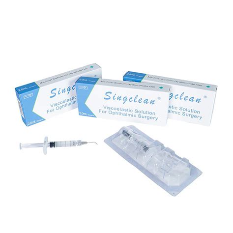 Ce Approved Sodium Hyaluronate Ophthalmic Viscosurgical Device