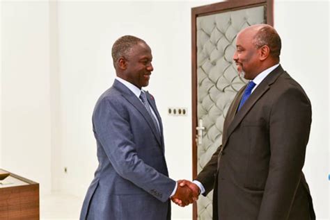 Lambassadeur de Djibouti en Côte dIvoire rencontre le président de l