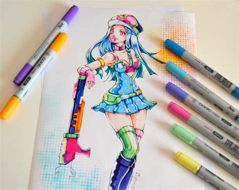 Arcade Caitlyn by Lighane on DeviantArt