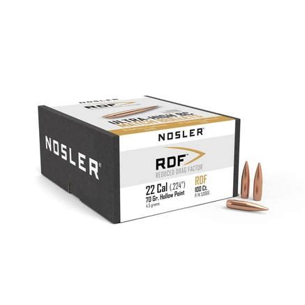 Nosler Grain Rdf Match Bullets Qty Duck Creek Sporting