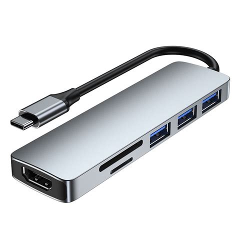 Tuff Luv 6 In 1 Type C In Usb A 30 Usb 20 Hdmi Multiport Adapter