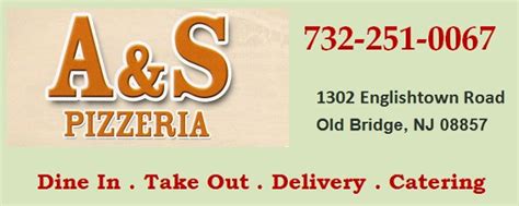 A S Pizza In Old Bridge Eat In Take Out Delivery Catering