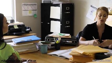 GIRLFRIENDS FILMS Ryan Keely And Payton Preslee Having Sex On The Police Station