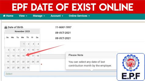 Epf Date Of Exist In Telugu Pf Mark Exist In Telugu Youtube