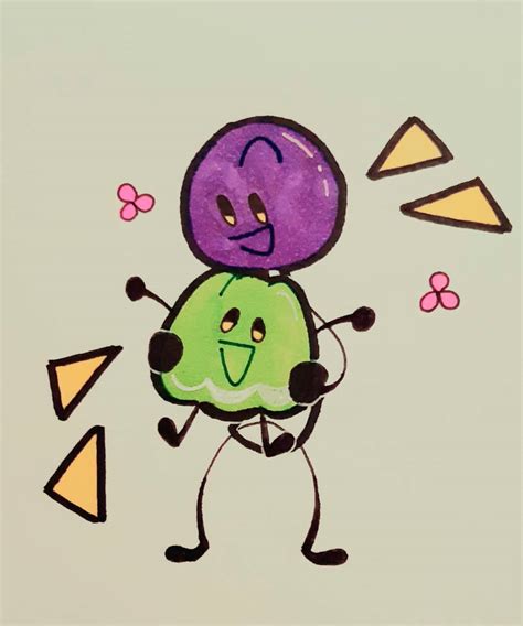 Gelatin and Lollipop (BFB) by cherrixen on DeviantArt