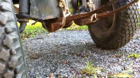 Front Mower Axle Leaf Springs Conversion Part 2 Youtube