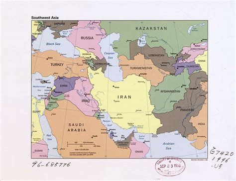 Southwest Asia Map Labeled - detailed-political-map-of-southwest-asia-with-capitals-2000 - World ...