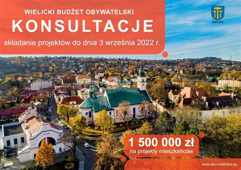 Wieliczka Ruszył Budżet Obywatelski 2022 2023 Wnioski będą