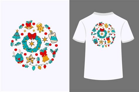 Premium Vector Christmas Vector Elements Tshirt Design