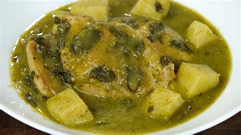 Muslos De Pollo Con Chilito Verde Y Verdolagas YouTube