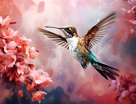 Premium Ai Image Photo Hummingbird Violet Sabrewing Flying Next To