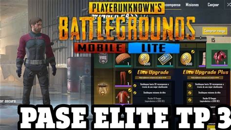 Asi Es El Pase De Batalla Tp En Pubg Mobile Lite Youtube