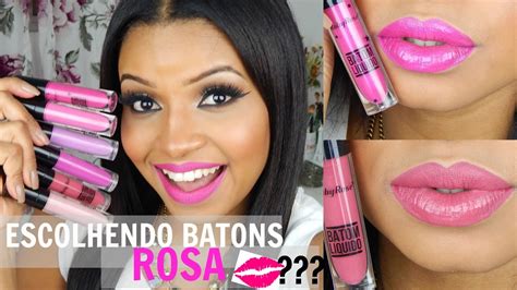 Batons Rosa E PELE NEGRA COMO ESCOLHER YouTube