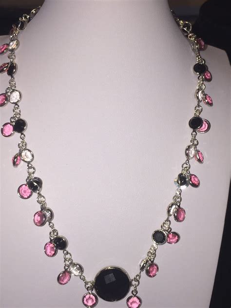 Swarovski Crystal Beaded Necklace Etsy