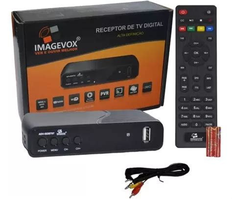 Conversor Digital Hd Terrestre Uhf Hdtv Função Gravador Frete grátis