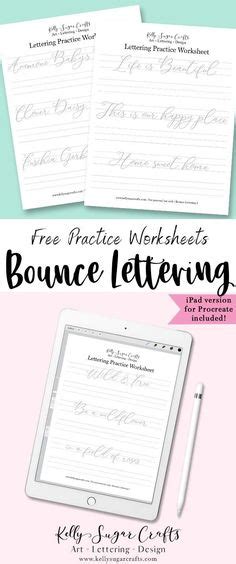 Handlettering Practice Sheets Ideas Brush Lettering Lettering