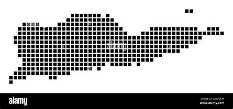 Saint Croix Map Map Of Saint Croix In Dotted Style Borders Of The