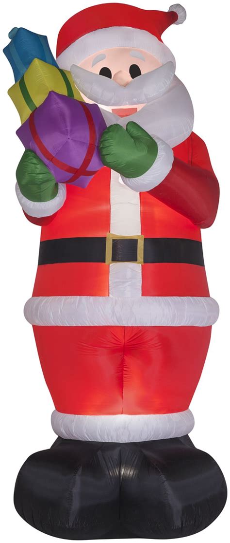 Airblown Inflatables Christmas Colossal Santa With Gifts Decoration