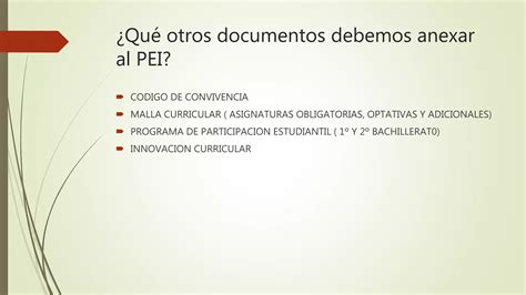 Proyecto Educativo Institucional Ppt