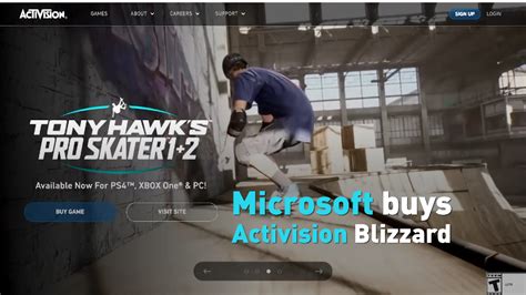 Microsoft Buys Activision Blizzard Cgtn