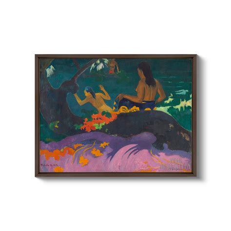 Paul Gauguin Fatata Te Miti By The Sea Canvas Etsy