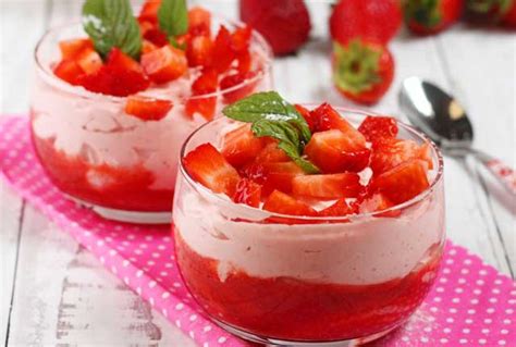 Mousse Aux Fraises En Verrine WW Plat Et Recette