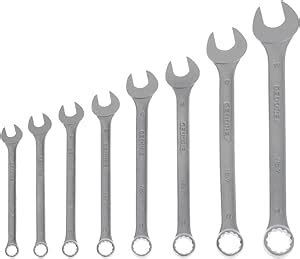 GEDORE 8 Pc Combination Spanner Set AF 8 19 Mm 15 Angled Bi Hex