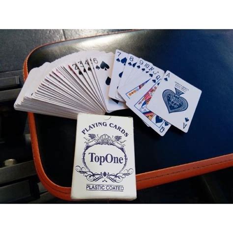 Jual Kartu Remi Top One Playing Cards Shopee Indonesia