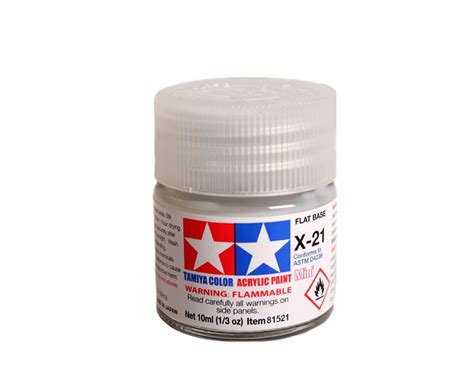 Tamiya Mini Acrylic Paint X 21 Flat Base 10ml