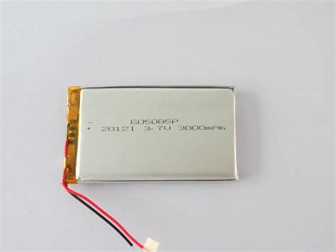 Battery V Mah Lithium Polymer Battery Pkcell Lp Li Polymer