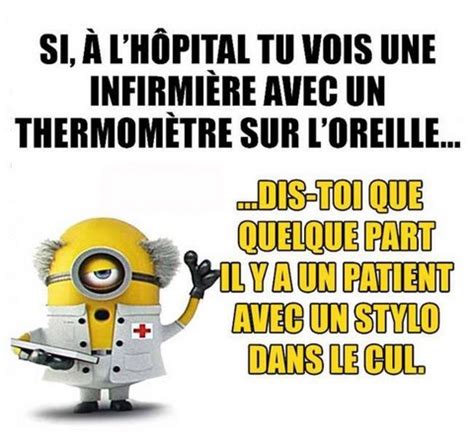 Si à l hôpital tu vois une infirmière avec un thermomètre sur l