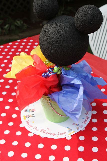 Centerpieces Mickey Mouse Clubhouse Birthday Party Theme Mickey Mickey Mouse Parties Mickey