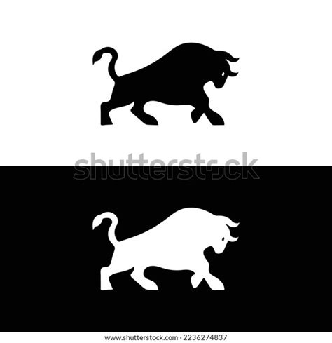 Bull Animal Vector Logo Design Icon Stock Vector Royalty Free