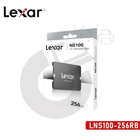 DISCO SOLIDO LEXAR NS100 25 SATA III 6GB S 256 GB READ 550 MB S