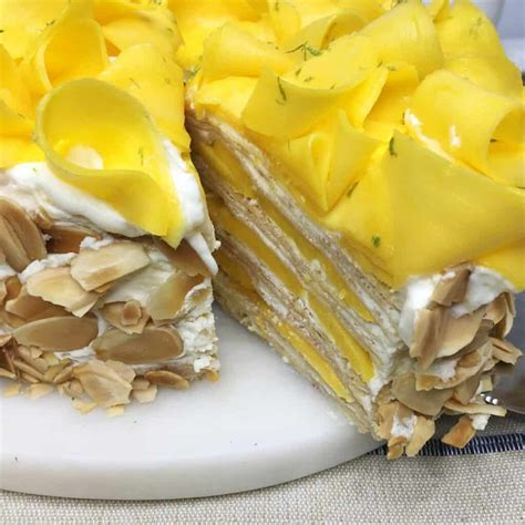 Mango Crepe Cake Recipe Baking Like A Chef