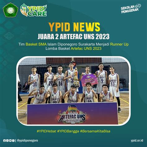 Tim Basket SMA Islam Diponegoro Surakarta Menjadi Runner Up Lomba ...
