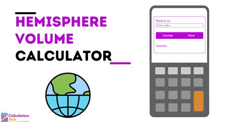 Hemisphere Volume Calculator Online