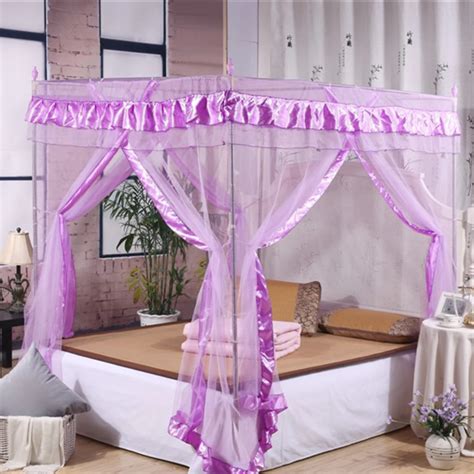 2 Colors Brand New Room Netting Post Bed Canopy Mosquito Net Twin Sizes ...