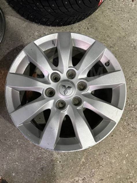 Диск Мицубиси Pajero, Mitsubishi, 18", 3 шт, 6x139.7, литой, 1 шт, б/у ...