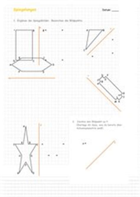 Arbeitsblatt Figuren Spiegeln Kleine Das Westermann Arbeitsblatts